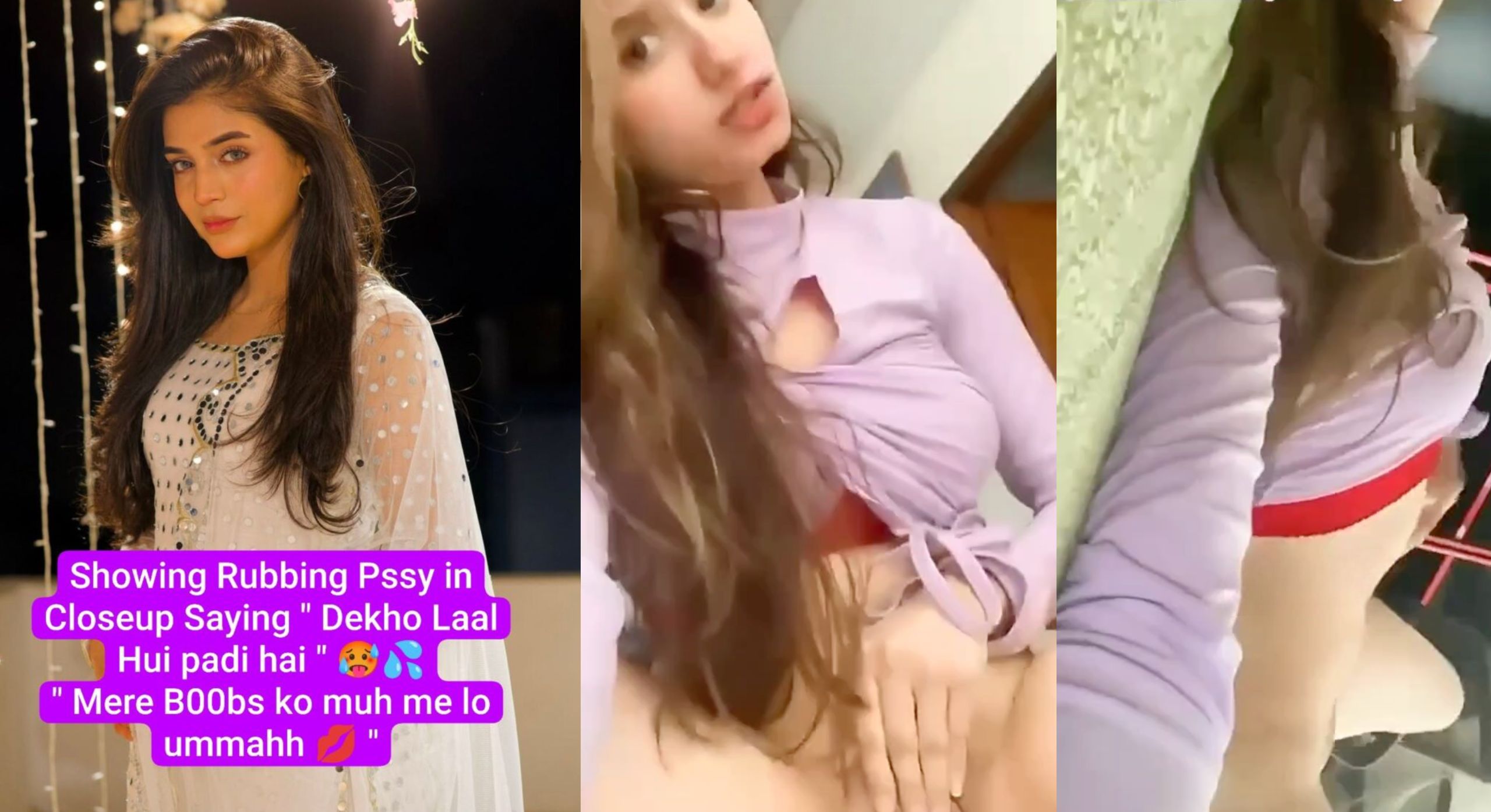 Paki Babe Showing Boobs and Pussy and Saying “Dekho Laal Hui padi hai ” “Mere Boobs ko Muh Me Lelo Ummahh” “Mujhe Lund Dedo”