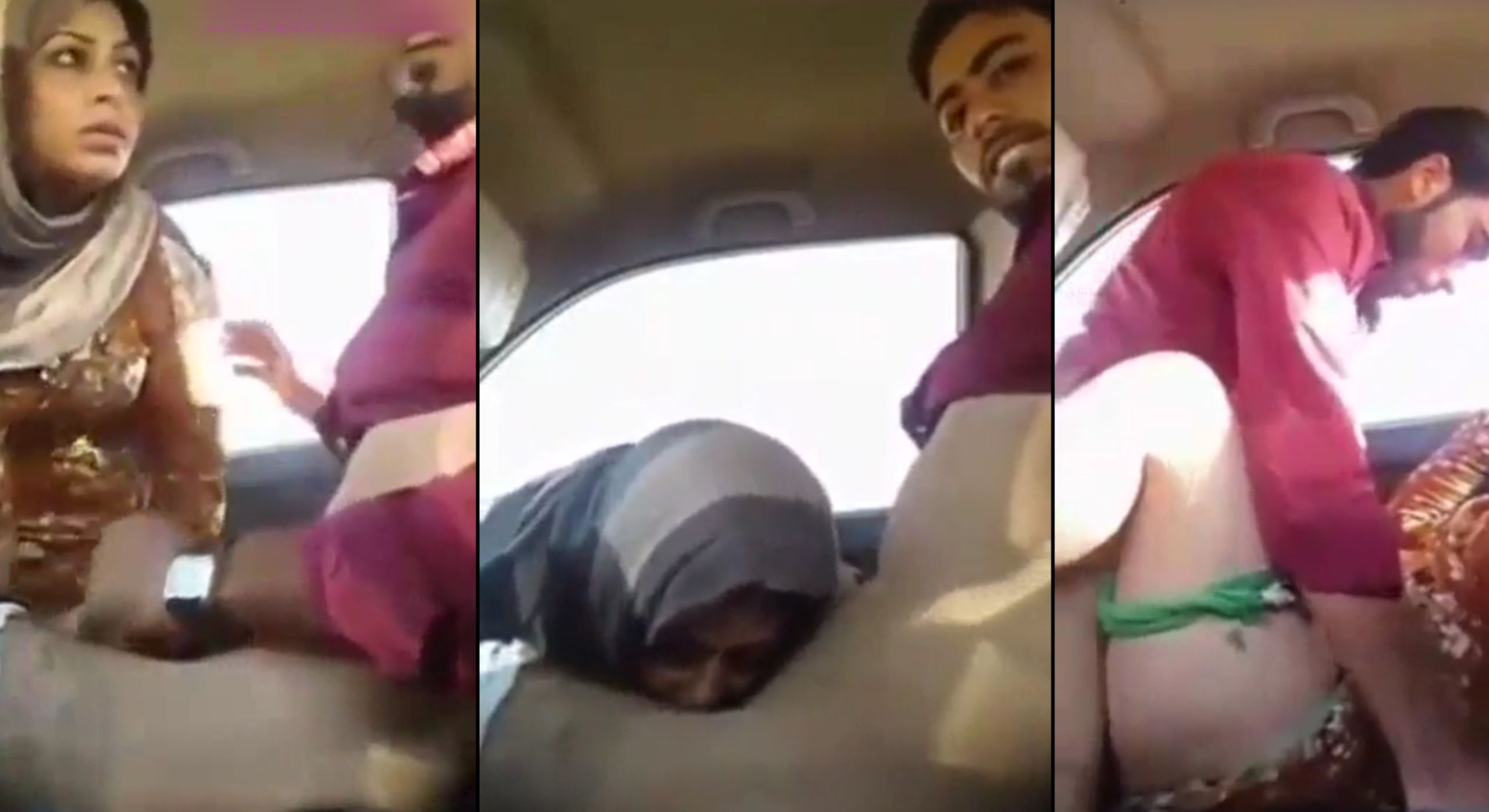 Pakistani Desi Aunty Car me choope lagake Choot marwate hue apne BF ke sath