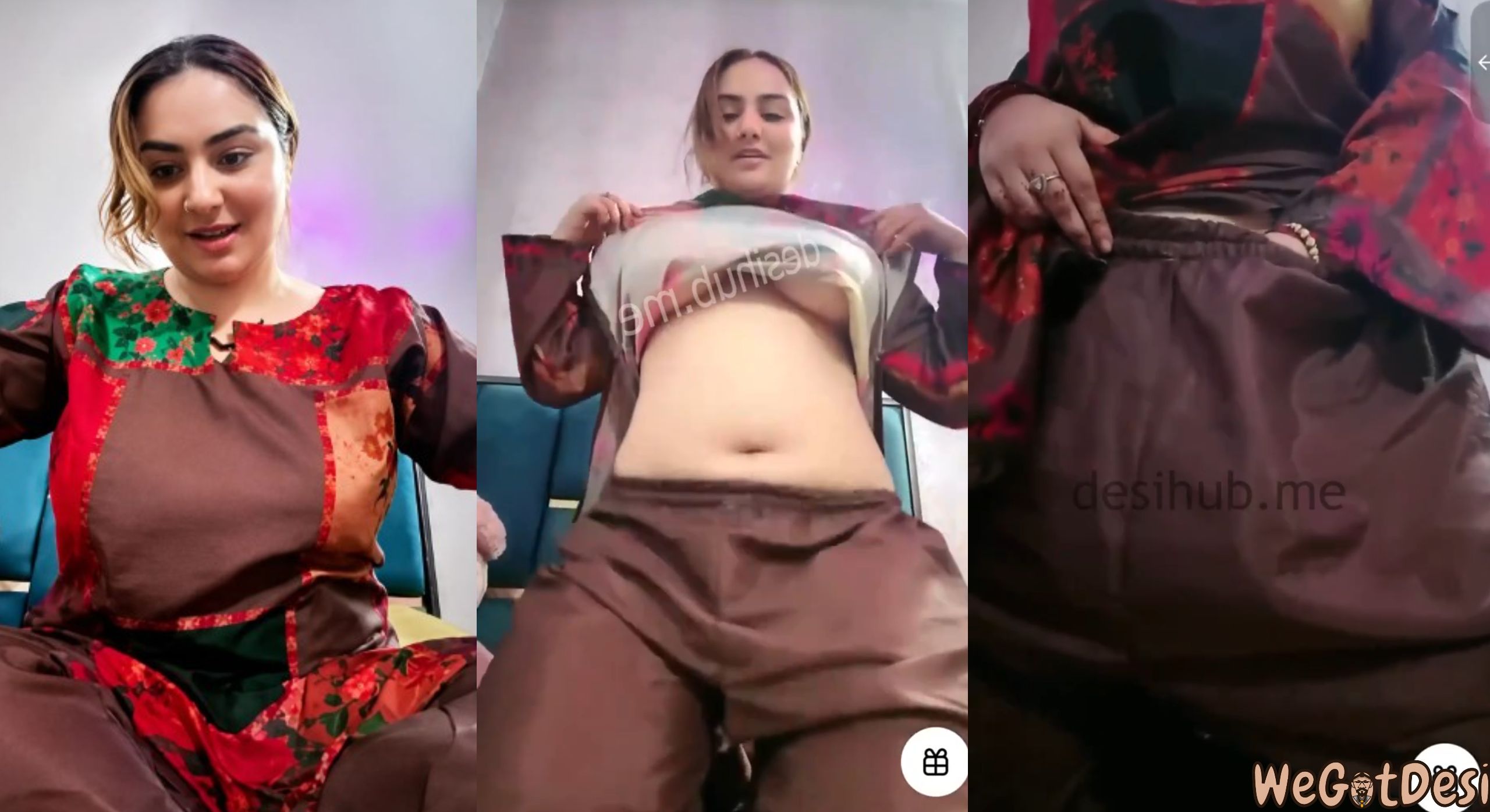 Mehrab Pakistani Live Shows Off Nude Boobs Pinching her beautiful Nipples And Teasing Wet Pussy