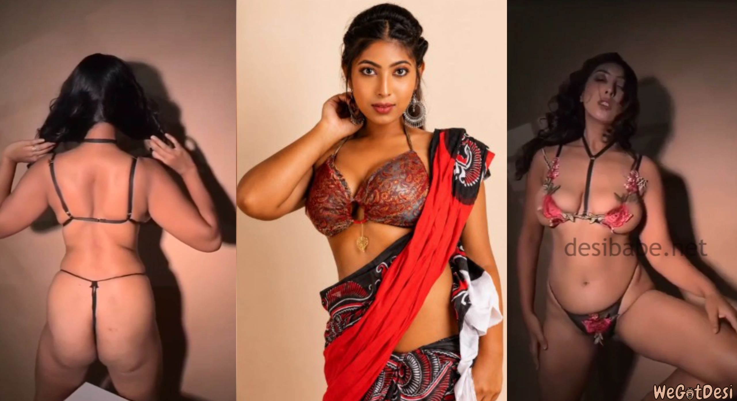 Neelam Singha Red Bikini Tease with Nipple Slip Leaked Video