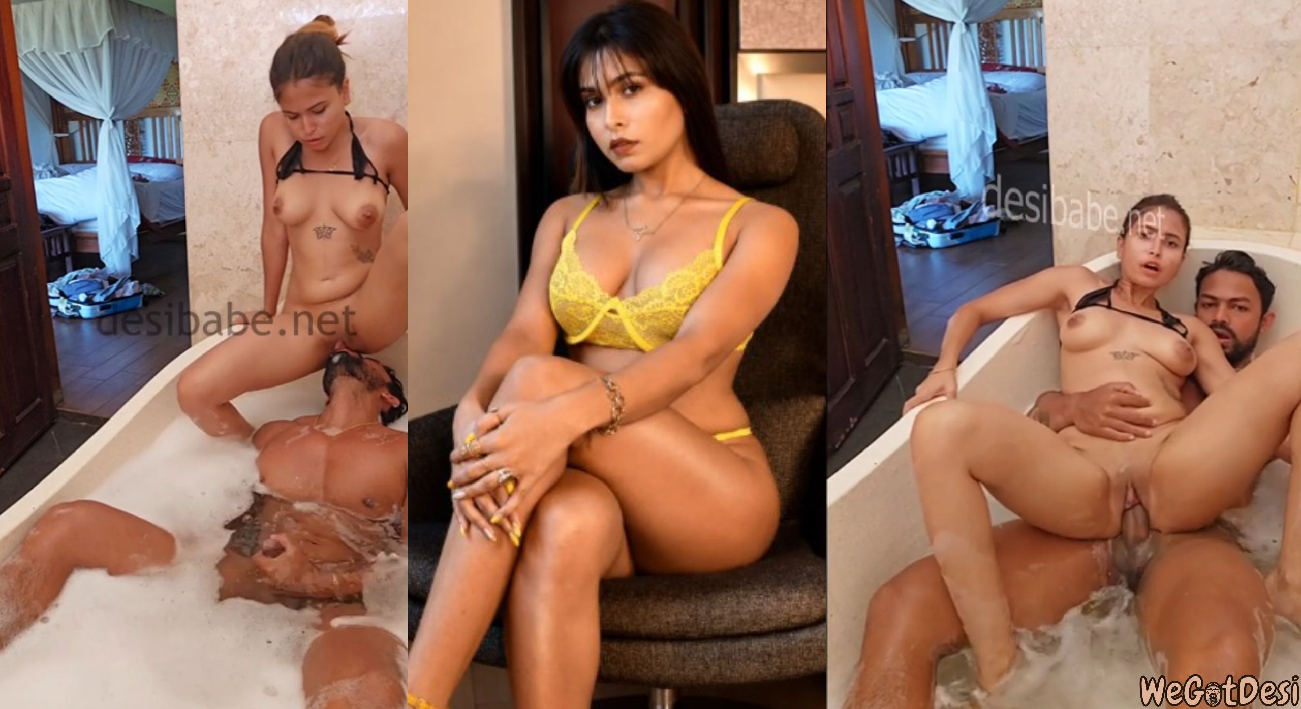 Sarmishtha Sarkar Gives Blowjob and hard fuck in bathtub video