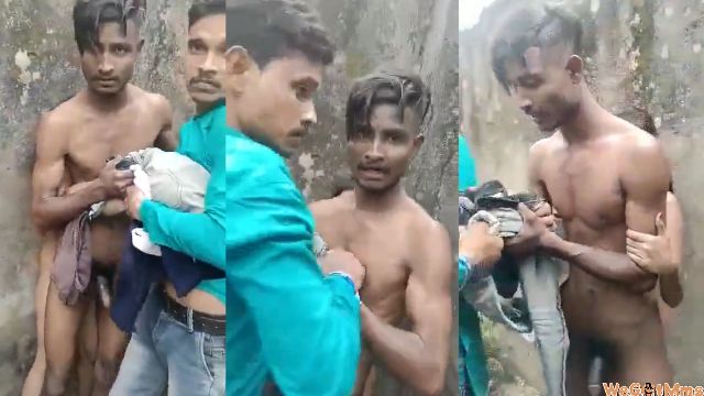 Desi lover caught by village people viral