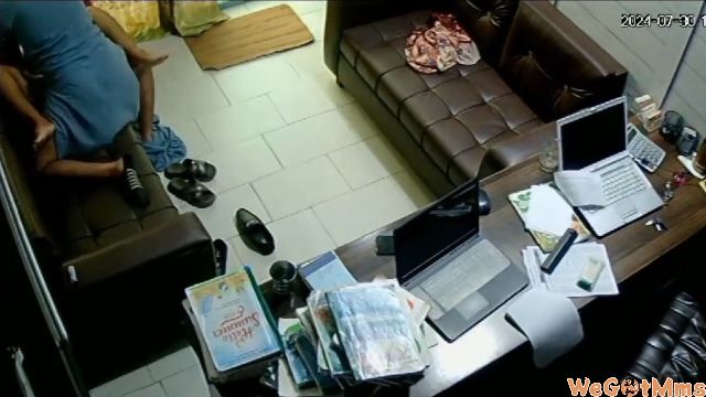 Fucking in office recorded in cctv, Paki scandal